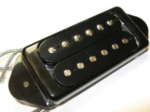 Dog-ear humbucker guitar pickup